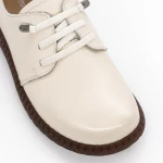 Pantofi cu Platforma 6001 Crem » MeiMei.Ro