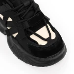 Pantofi Sport Dama 851 Negru-Bej » MeiMei.Ro