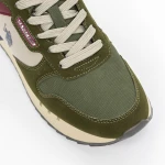 Pantofi Sport Barbati BUZZY001A Verde olive-Bordo » MeiMei.Ro