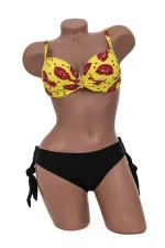 Costum de Baie Dama 2 Piese F63 Galben Meina