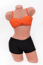 Costum de Baie Dama 2 Piese A2045 Roz » MeiMei.Ro