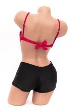 Costum de Baie Dama 2 Piese A2045 Roz » MeiMei.Ro