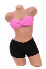 Costum de Baie Dama 2 Piese A2045 Roz » MeiMei.Ro