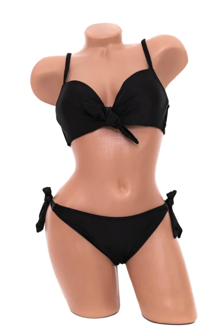 Costum de Baie Dama 2 Piese F338 Negru » MeiMei.Ro