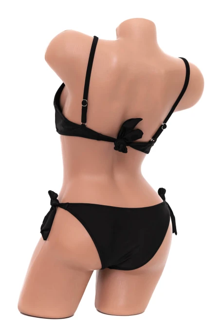 Costum de Baie Dama 2 Piese F338 Negru » MeiMei.Ro