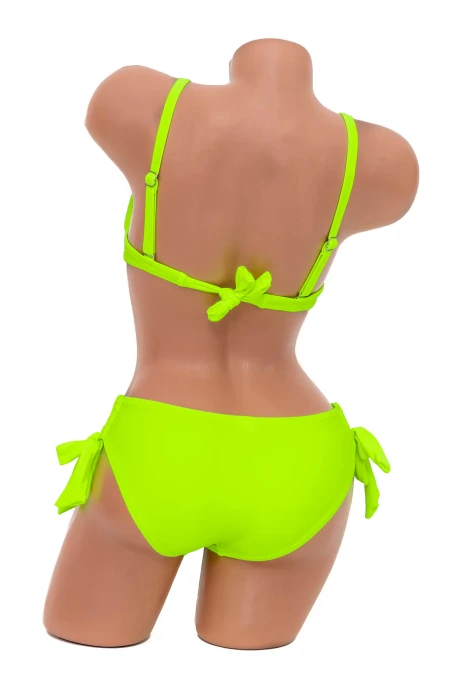 Costum de Baie Dama 2 Piese F105 Verde-XXX » MeiMei.Ro