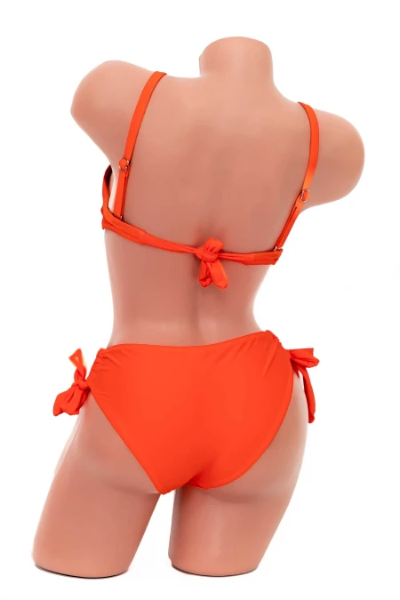 Costum de Baie Dama 2 Piese F105 Portocaliu » MeiMei.Ro