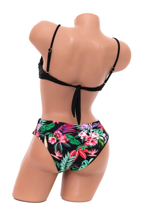 Costum de Baie Dama 2 Piese H25 Negru » MeiMei.Ro