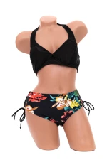 Costum de Baie Dama 2 Piese L330-2 Negru » MeiMei.Ro