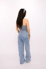 Salopeta Denim YX1010 Albastru » MeiMei.Ro