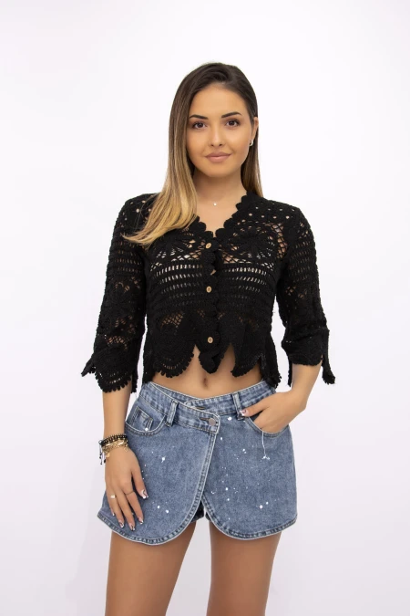 Bluza Dama TR5512 Negru » MeiMei.Ro