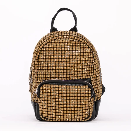 Rucsac Dama 963 Negru-Auriu » MeiMei.Ro