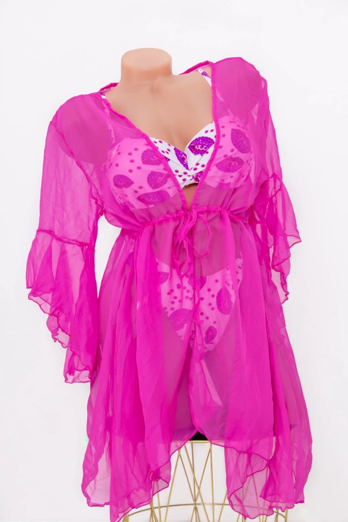 Rochie de Plaja 323 Fucsia » MeiMei.Ro