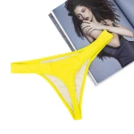 Slip Tanga Dama B01 Galben » MeiMei.Ro