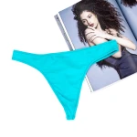 Slip Tanga Dama B01 Albastru » MeiMei.Ro