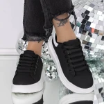 Sneakers Dama 8923 Negru » MeiMei.Ro