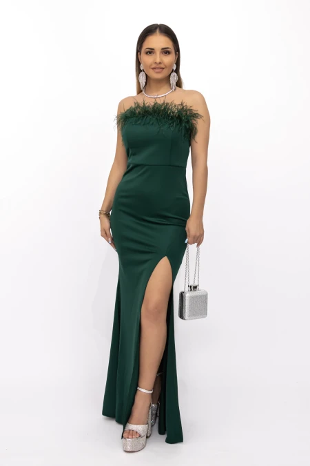 Rochie Dama 19281 Verde » MeiMei.Ro