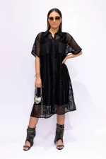 Rochie Dama M80000 Negru » MeiMei.Ro