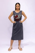 Rochie Dama 90026-31 Gri » MeiMei.Ro