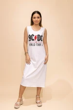 Rochie Dama 90026 Alb » MeiMei.Ro