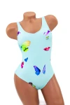 Costum de Baie Dama intreg Y30226 Turcoaz | Meina