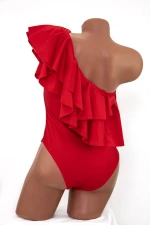 Costum de Baie Dama intreg Y30115 Rosu | Meina » MeiMei.Ro