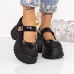 Pantofi cu Platforma 9066-36 Negru | Mei » MeiMei.Ro