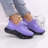 Pantofi Sport Dama cu Platforma 3AL21 PURPLE | MEI