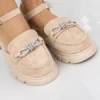 Pantofi Casual Dama 3AH38 BEIGE | MEI