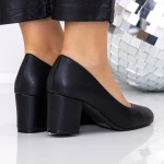 Pantofi cu Toc gros XKK251 Rosu » MeiMei.Ro