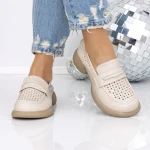 Pantofi Casual Dama 5128-1 BEIGE | MEI