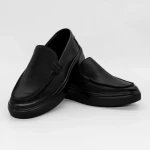 Mocasini Barbati din piele naturala H0879-6X BLACK | MELS