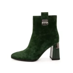 Ghete Dama din piele naturala K99021R DARK GREEN | ADVANCER