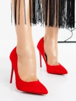 Pantofi Stiletto B-10 RED | MULANKA