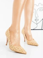 Pantofi Stiletto G1716 BEIGE | GALLEVANI