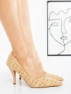 Pantofi Stiletto G1716 BEIGE | GALLEVANI