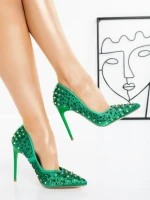 Pantofi Stiletto LD-1165 GREEN | L.DAY