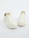 Pantofi Casual Barbati 2502-1 WHITE-BEIGE | MEI