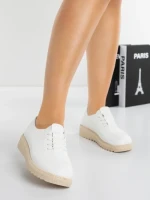 Pantofi Casual Dama 5GZ1 WHITE | MEI