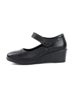 Pantofi cu Platforma 85-12 BLACK | ADVANCER