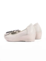 Pantofi cu Platforma 57-9 CREAM | ADVANCER