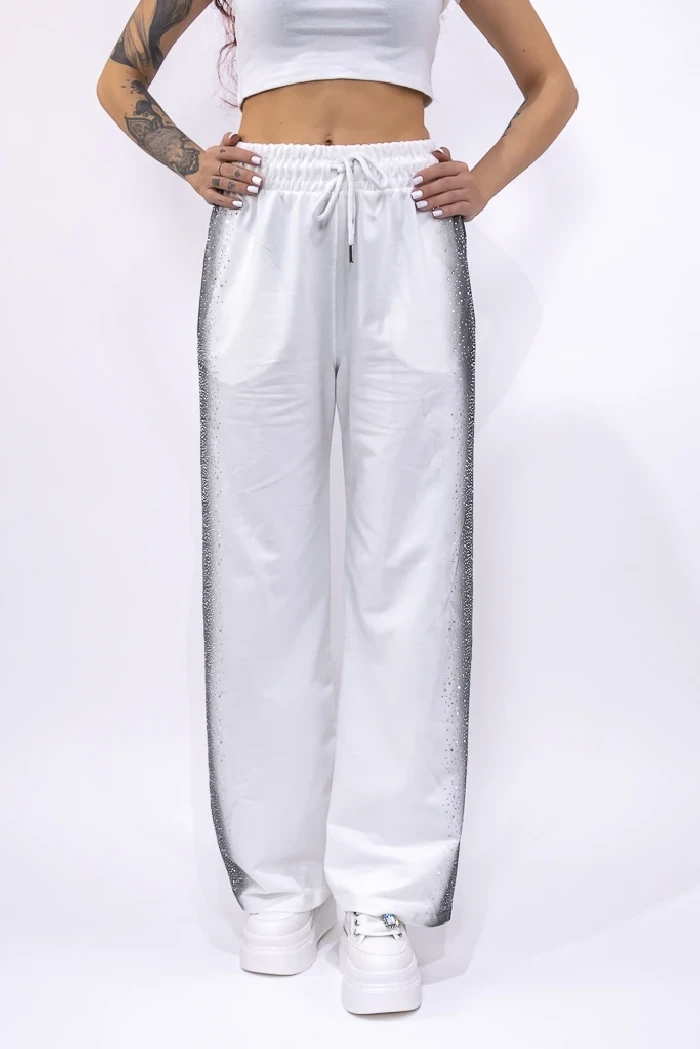 Pantaloni Dama 7164 ALB | KIKIRIKI