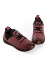 Pantofi Casual Dama din piele naturala 2051X WINE | ADVANCER