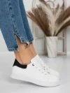 Sneakers Dama A52 WHITE-BLACK | FASHION