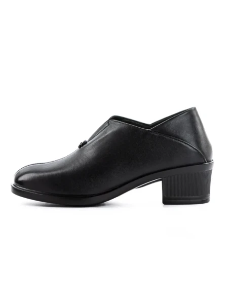 Pantofi cu Toc Gros 6903 BLACK | ADVANCER