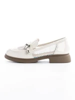 Pantofi Casual Dama din piele naturala 58019-30 CREAM | ADVANCER