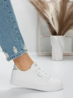 Sneakers Dama 51928-1 WHITE-GREY | MEI