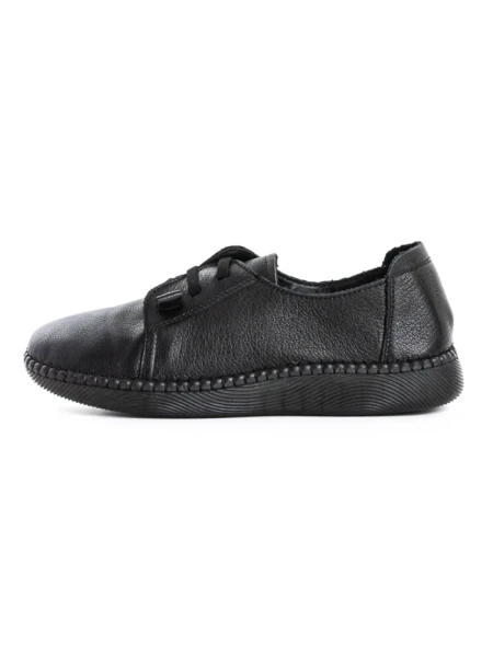 Pantofi Casual Dama din piele naturala D3366B BLACK | ADVANCER