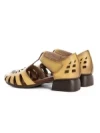 Pantofi Casual Dama din piele naturala 631 YELLOW | ADVANCER