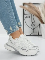 Sneakers Dama Y289 WHITE-GREY | SEVEN